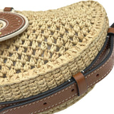 ルイ・ヴィトン LOUIS VUITTON バイザプール クロワッサン M24811 タン ラフィア/レザー レディース ハンドバッグ
