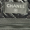 シャネル CHANEL ココマークカメリアビーチバッグ ブラック パイル/レザー レディース トートバッグ