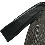 エルメス HERMES リバーシブルナイロンブルゾン グレー/チェック ナイロン メンズ ブルゾン