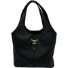 シャネル CHANEL ショッピングバッグ AS6108 ブラック ゴールド金具 カーフ レディース トートバッグ