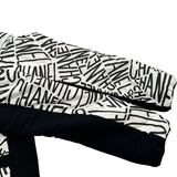 シャネル CHANEL ココマークボタンリバーシブルダウンジャケット P70625 ホワイト/ブラック ポリエステル レディース ダウンジャケット