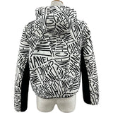 シャネル CHANEL ココマークボタンリバーシブルダウンジャケット P70625 ホワイト/ブラック ポリエステル レディース ダウンジャケット