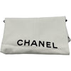 シャネル CHANEL ココマークボタンリバーシブルダウンジャケット P70625 ホワイト/ブラック ポリエステル レディース ダウンジャケット