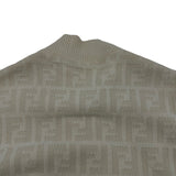 フェンディ FENDI FFミンクファー切替ニットブルゾン FNE16F アイボリー ファー レディース ブルゾン