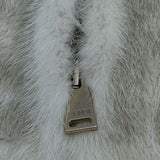 フェンディ FENDI FFミンクファー切替ニットブルゾン FNE16F アイボリー ファー レディース ブルゾン
