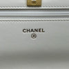 シャネル CHANEL マトラッセチェーンウォレット AP1450 30番台 ホワイト ラムスキン レディース ショルダーバッグ
