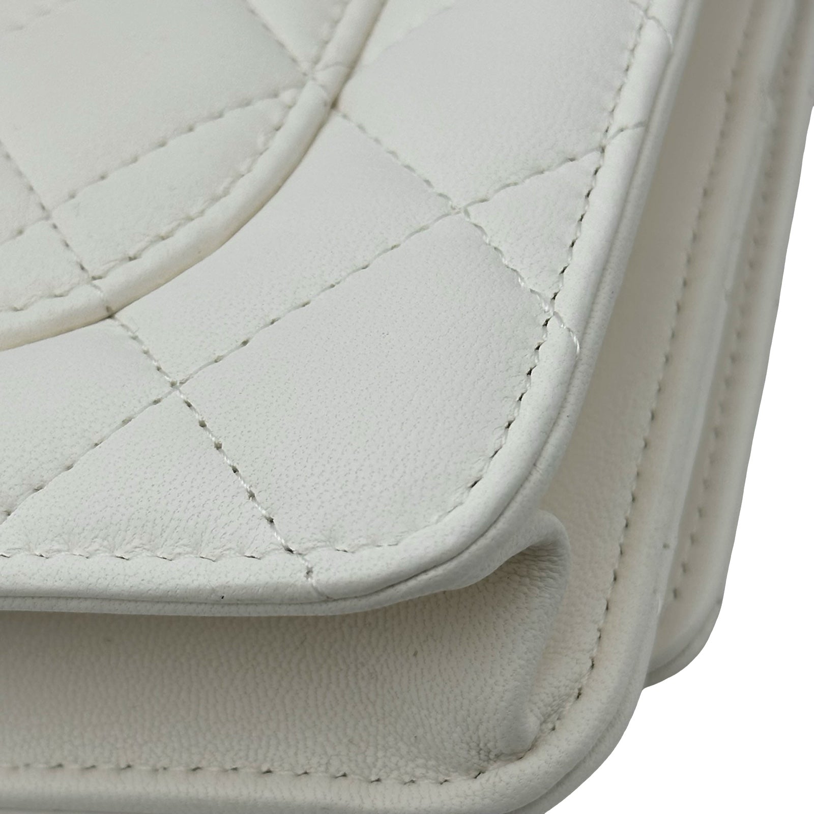 シャネル CHANEL マトラッセチェーンウォレット AP1450 30番台 ホワイト ラムスキン レディース ショルダーバッグ シャネル CHANEL マトラッセチェーンウォレット AP1450 30番台