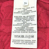 エルメス HERMES シェーヌダンクルシルク混カーディガン 3E2706D3 レッド シルク レディース カーディガン