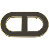 エルメス HERMES ブローチ<シェーヌダンクル> グリスエタン ゴールド金具 メタル/エプソン アクセサリー