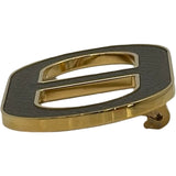 エルメス HERMES ブローチ<シェーヌダンクル> グリスエタン ゴールド金具 メタル/エプソン アクセサリー