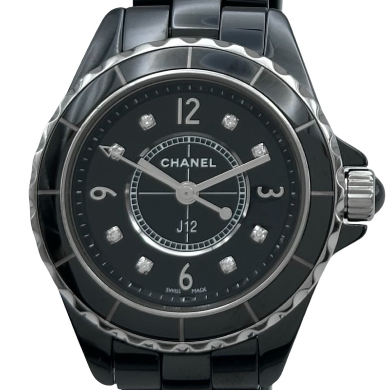 CHANEL ブラック 時計 付属品完備 シャネル CHANEL J12 29mm H2569 ブラック セラミック/ステンレス