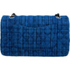 シャネル CHANEL マトラッセ25 A01112 29番台 ブルー シルバー金具 ツイード レディース ショルダーバッグ