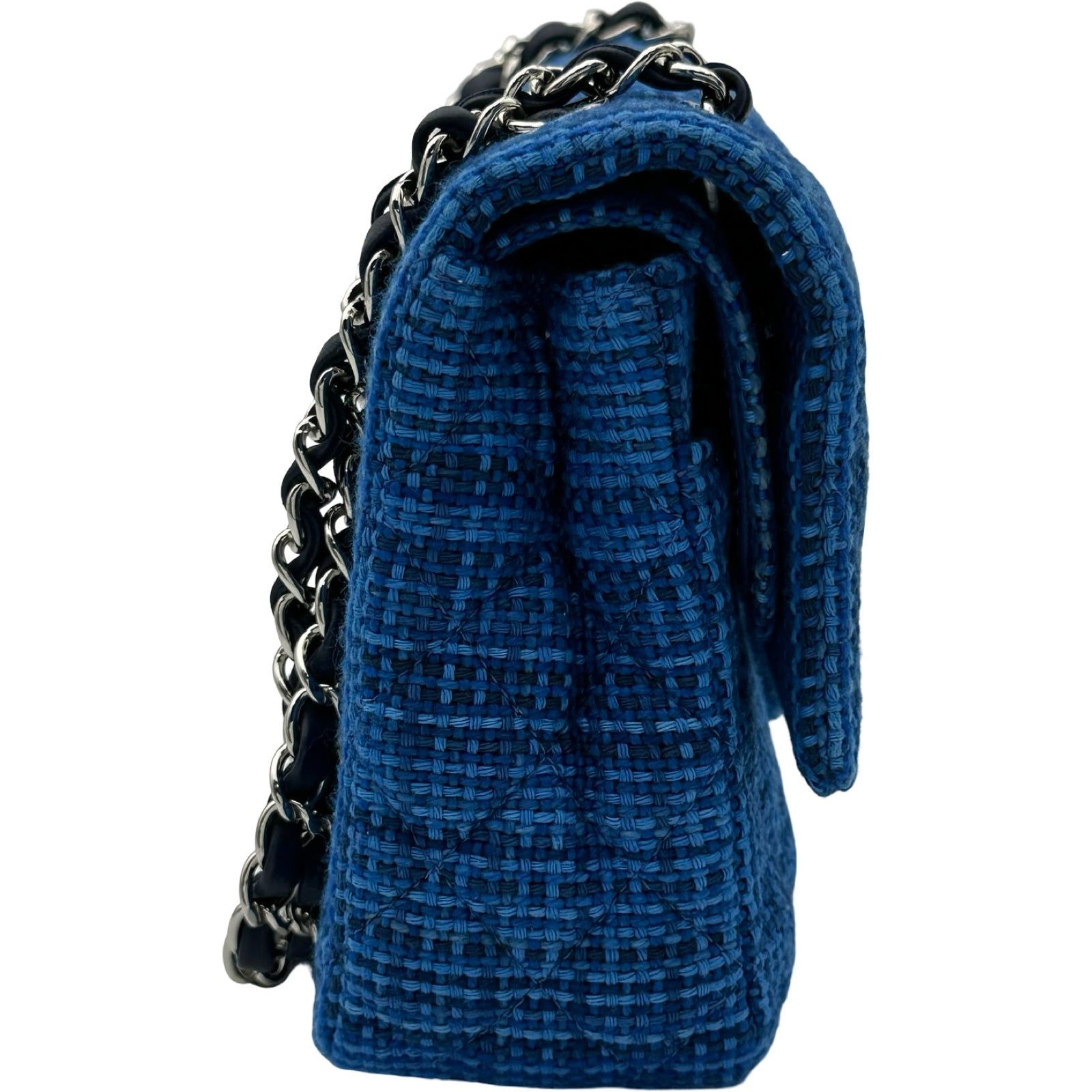 シャネル CHANEL マトラッセ25 A01112 29番台 ブルー シルバー金具