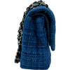 シャネル CHANEL マトラッセ25 A01112 29番台 ブルー シルバー金具 ツイード レディース ショルダーバッグ