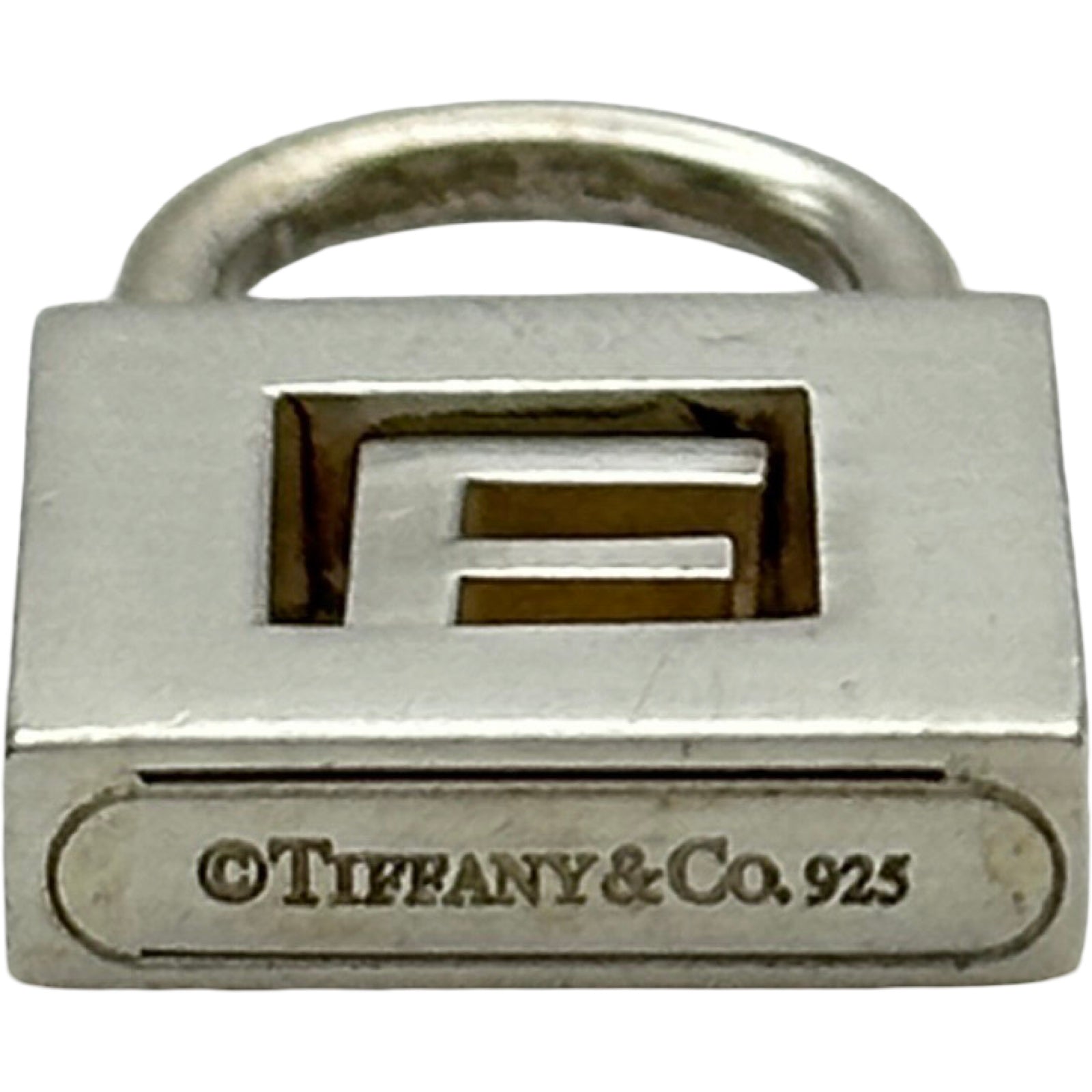 ティファニー TIFFANY＆CO イニシャルEロックチャーム ペンダント