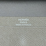 エルメス HERMES ベアンミニ エトゥープ シルバー金具 エプソン レディース 二つ折り財布