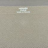 エルメス HERMES ベアンミニ エトゥープ シルバー金具 エプソン レディース 二つ折り財布