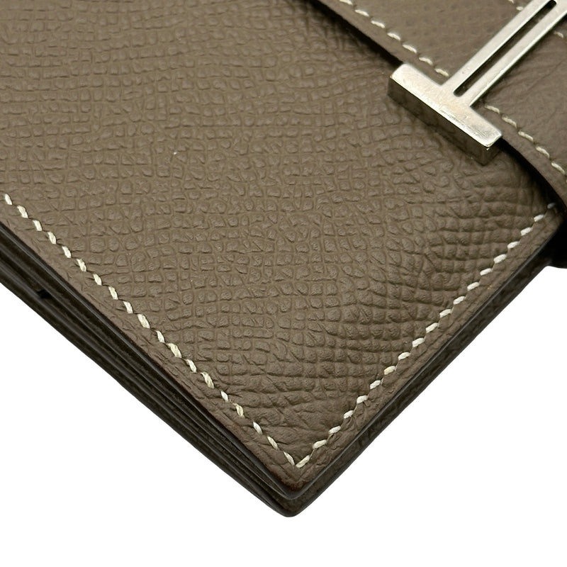エルメス HERMES ベアンミニ エトゥープ シルバー金具 エプソン