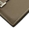 エルメス HERMES ベアンミニ エトゥープ シルバー金具 エプソン レディース 二つ折り財布