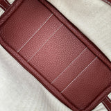 エルメス HERMES ネオガーデン23 K刻 ルージュアッシュ シルバー金具 ネゴンダ レディース ハンドバッグ