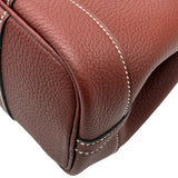 エルメス HERMES ネオガーデン23 K刻 ルージュアッシュ シルバー金具 ネゴンダ レディース ハンドバッグ