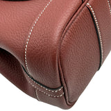 エルメス HERMES ネオガーデン23 K刻 ルージュアッシュ シルバー金具 ネゴンダ レディース ハンドバッグ