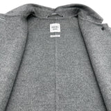 エルメス HERMES セリエボタンカシミヤジャケット 4H0102DA グレー カシミヤ レディース その他アウター