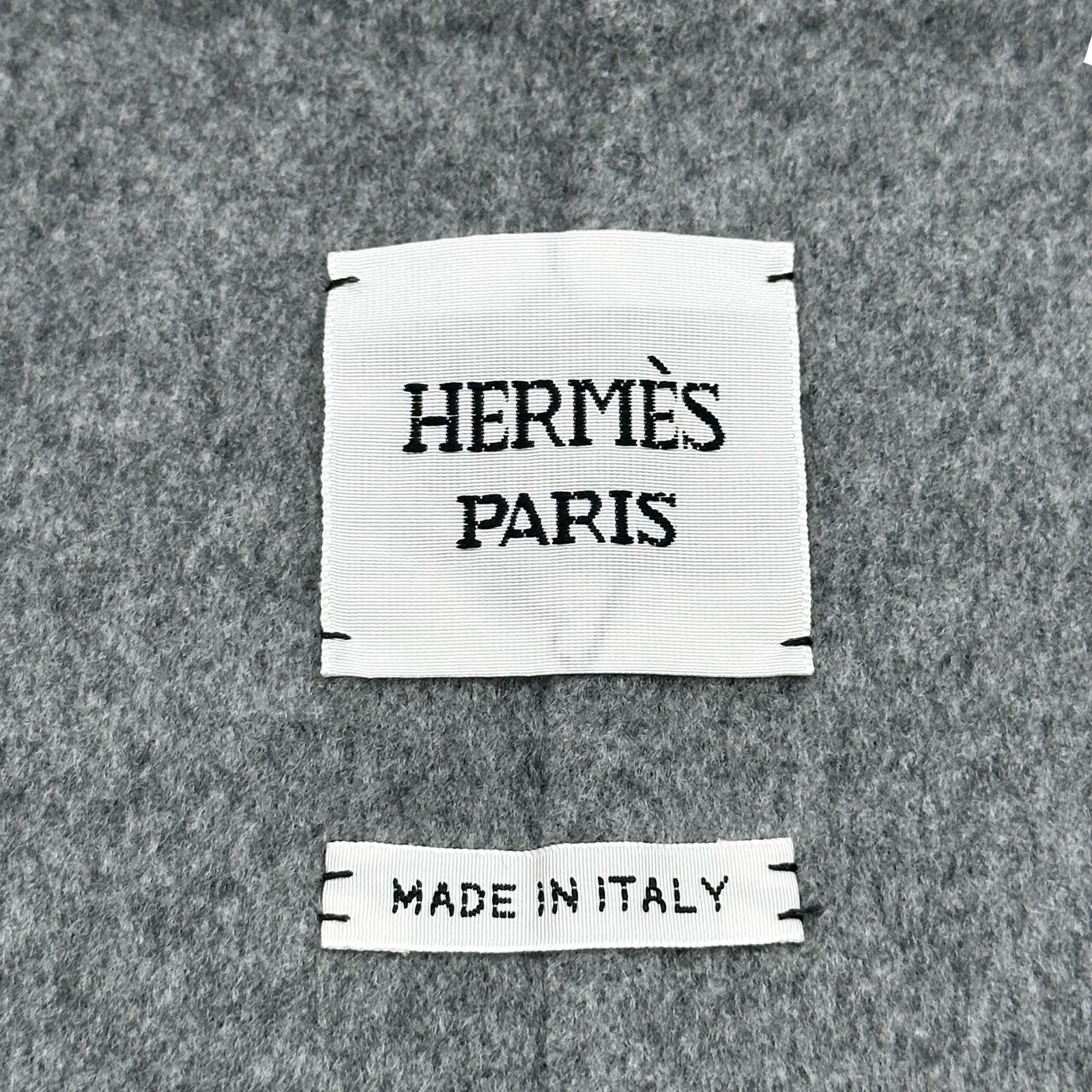 エルメス HERMES セリエボタンカシミヤジャケット 4H0102DA グレー