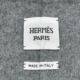 エルメス HERMES セリエボタンカシミヤジャケット 4H0102DA グレー カシミヤ レディース その他アウター