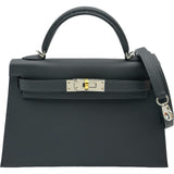 エルメス HERMES ミニケリー2 K刻 アルドワーズ エレクトラム金具 エプソン レディース ハンドバッグ
