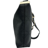 クリスチャン・ディオール Christian Dior Diory バッグ ミディアム M14120HJW_M911 ブラック ゴールド金具 カーフ レディース ショルダーバッグ