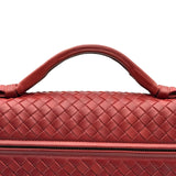 ボッテガ・ヴェネタ BOTTEGA VENETA イントレチャートブリーフケース 170238 ルージュ系 ゴールド金具 イントレチャート メンズ ブリーフケース