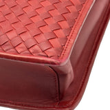 ボッテガ・ヴェネタ BOTTEGA VENETA イントレチャートブリーフケース 170238 ルージュ系 ゴールド金具 イントレチャート メンズ ブリーフケース