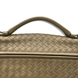 ボッテガ・ヴェネタ BOTTEGA VENETA イントレチャート ブリーフケース 113095 ベージュ系 シルバー金具 イントレチャート メンズ ブリーフケース