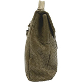 ボッテガ・ヴェネタ BOTTEGA VENETA イントレチャート ブリーフケース 113095 ベージュ系 シルバー金具 イントレチャート メンズ ブリーフケース