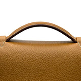 エルメス HERMES サックアデベッシュ41 □C刻 サフラン ゴールド金具 アルデンヌ メンズ ビジネスバッグ