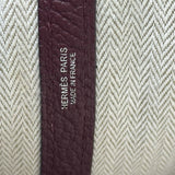エルメス HERMES ガーデンパーティPM X刻 ボルドー カントリー レディース トートバッグ