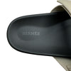 エルメス HERMES シプレレザーフラットサンダル ベージュ レザー レディース サンダル