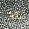 エルメス HERMES アヴェックソワ 水筒ホルダー W刻 ブラック ゴールド金具 エプソン/シルク レディース その他小物