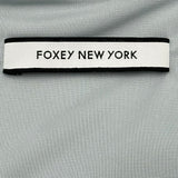 フォクシー ニューヨーク FOXEY NEW YORK ノースリーブワンピース 34022 ブルー トリアセテート レディース ワンピース