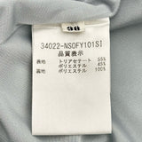 フォクシー ニューヨーク FOXEY NEW YORK ノースリーブワンピース 34022 ブルー トリアセテート レディース ワンピース