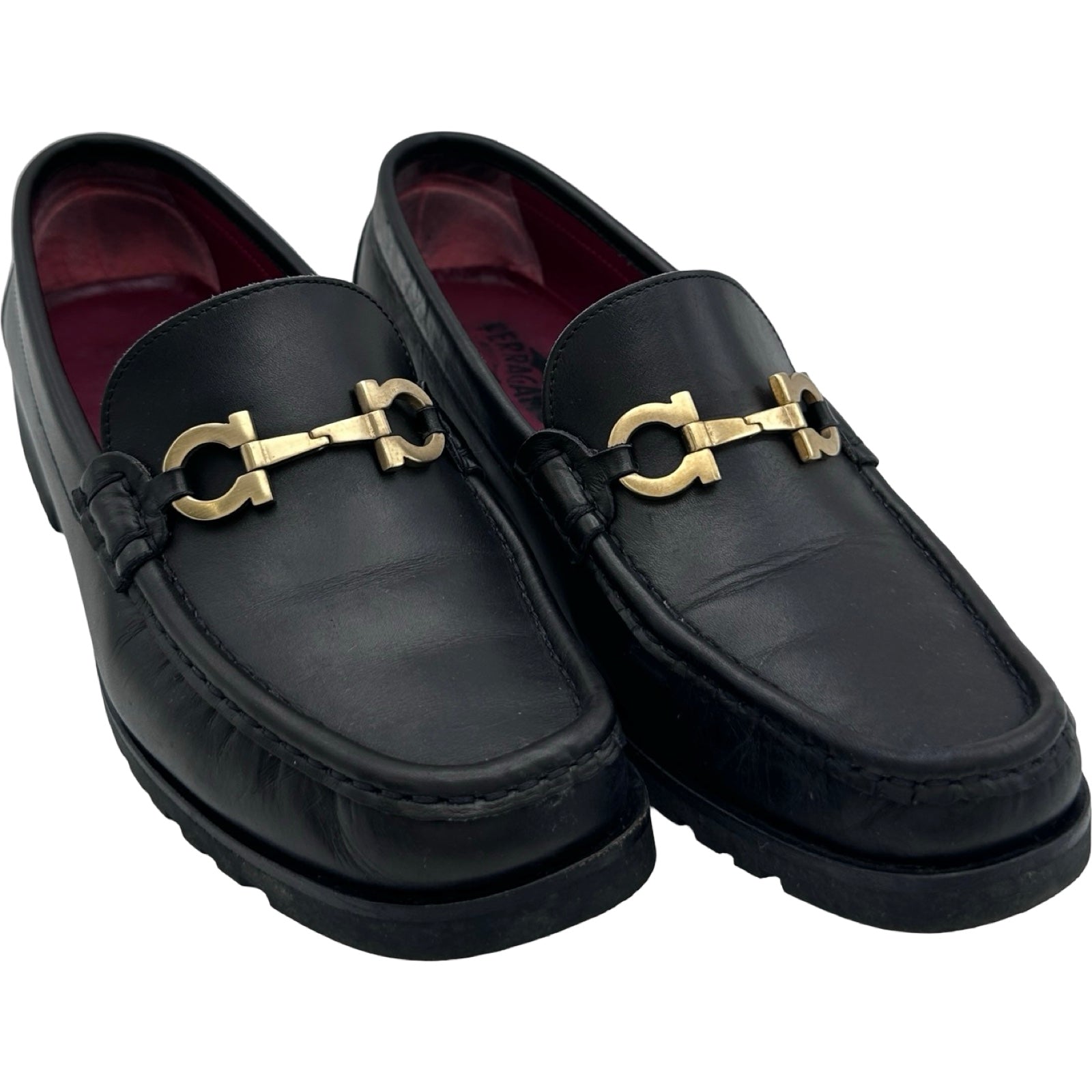 サルヴァトーレ・フェラガモ Salvatore Ferragamo ガンチーニレザー