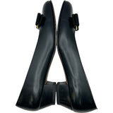サルヴァトーレ・フェラガモ Salvatore Ferragamo ヴァラリボンレザーパンプス ブラック レザー レディース パンプス