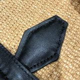 ジミーチュウ JIMMY CHOO ドローストリングトートミディアム ベージュ　ブラック ソフトラフィア　スムースカーフレザー レディース トートバッグ