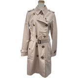 バーバリー BURBERRY トロピカルギャバジン ケンジントン トレンチコート 8126370 ピンク コットン レディース トレンチコート