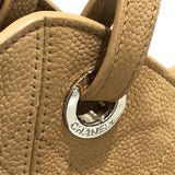 シャネル CHANEL マキシショッピングバッグ ベージュ グレインドヌバックカーフ レディース トートバッグ