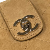 シャネル CHANEL マキシショッピングバッグ ベージュ グレインドヌバックカーフ レディース トートバッグ