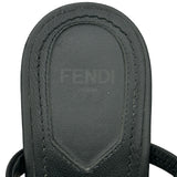 フェンディ FENDI ファーストレザーサンダル ブラック レザー レディース サンダル