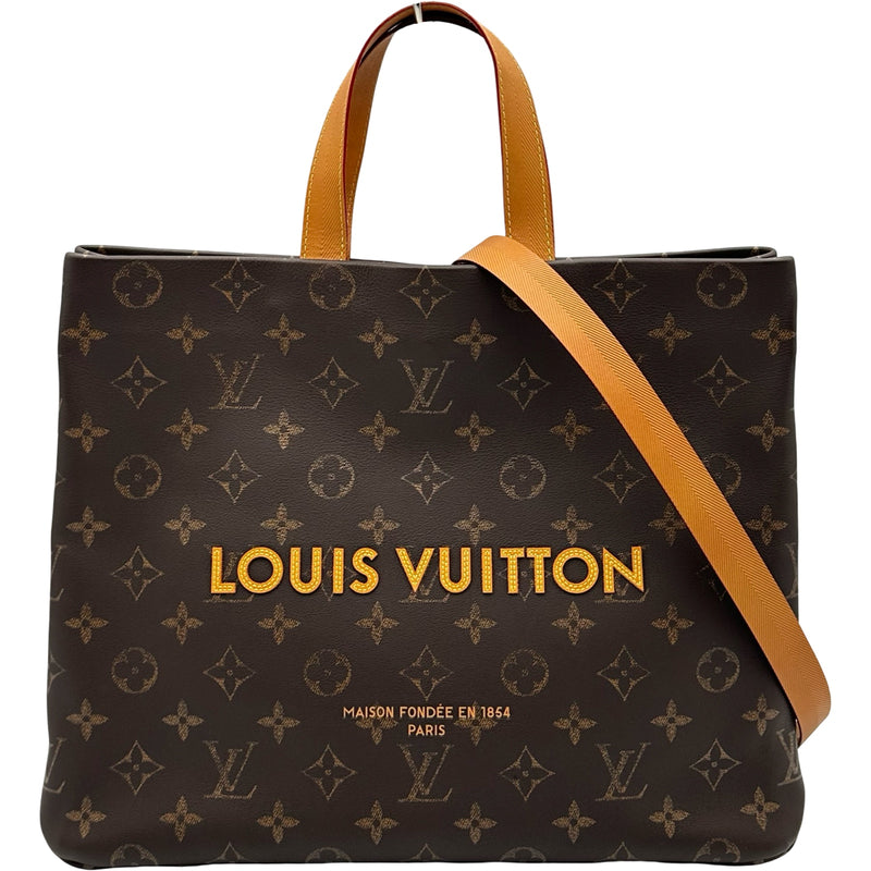 ルイ・ヴィトン LOUIS VUITTON ショッパートートMM M13928 ブラウン