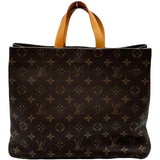 ルイ・ヴィトン LOUIS VUITTON ショッパートートMM M13928 ブラウン モノグラム・レザー メンズ トートバッグ